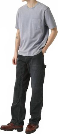 Corridor Crew Neck Short Sleeve Organic Tee In Dusk