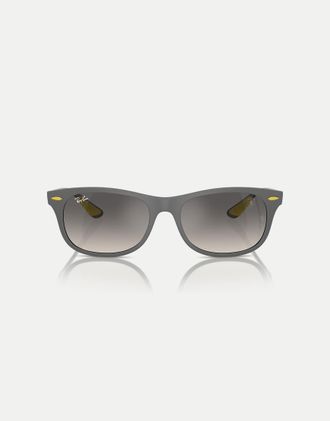 Ray-Ban Rb4607m scuderia ferrari collection occhiali da sole squadrati con lenti grigie in grigio