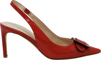 Del Carlo Roberto Del Carlo 11508 Red Patent Leather Vetro Pumps