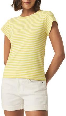 Splendid Faye Stripe T-Shirt in Buttercup Stripe at Nordstrom Rack, Size X-Small