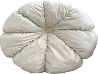 OEM Coj&iacute;n N&oacute;rdico Con Forma De Calabaza, Bonito Coj&iacute;n Para Sof&aacute; - Blanco