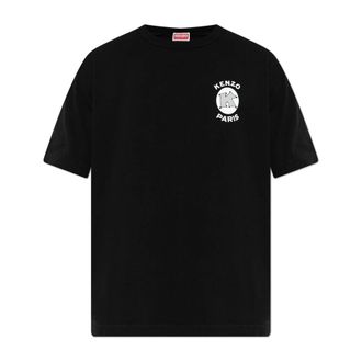 Kenzo T-Shirts, male, Black, Size: 2XL Paris Emblem T-Shirt
