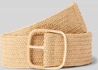 Soyaconcept Bandg&uuml;rtel in Flecht-Optik Modell FAUZIA in Sand, Gr&ouml;&szlig;e L/XL