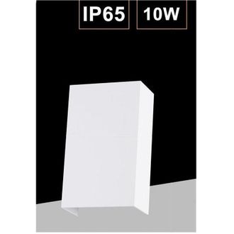 Trade Shop Trade Shop Traesio - Trade Shop - Applique Led Esterno Rettangolare 10w Doppia Emissione Di Luce 3000k 4000k 640-b