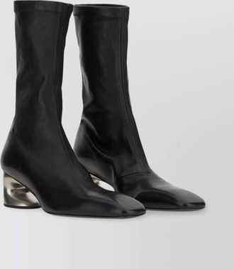 Jil Sander leather ankle boots