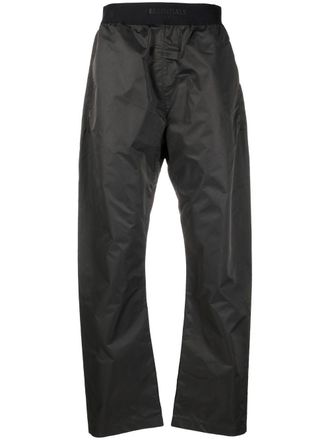 Fear of God logo-waist straight-leg track pants - Grey
