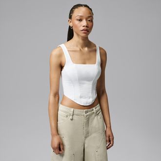 Nike Jordan Womens Jordan Flight Club Corset in White | IF1127-100