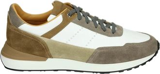 Magnanni Casual Herenschoenen Wit Patroon - Heren - Sneakers - Veelkleurig - 46 EU - Leer - Schoenen