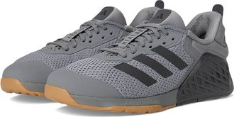 adidas Dropset 3 Trainer Athletic Shoes Grey/Grey/Black : Mens 12.5 - Womens 13.5 Medium, Rubber/Synthetic