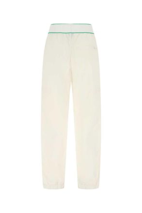 Bottega Veneta Womens White Nylon Pant 9071 Exterior: Pantaloni Trousers