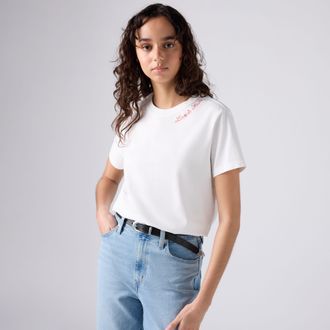 Levi's Favorite Ringer Tee - Womens - XS - White
