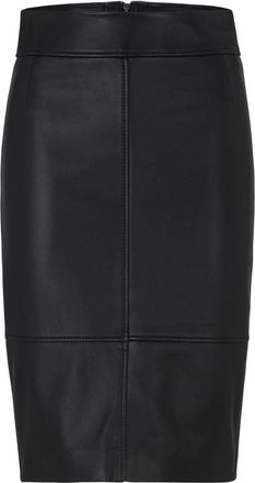 HUGO BOSS Womens Selrita5 Knee Length Pencil Skirt in Black - Size 18 UK