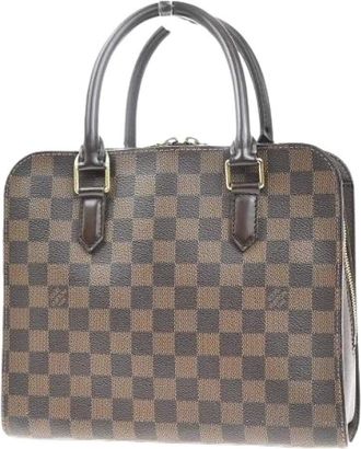 Louis Vuitton Pre-owned Handbags, female, Brown, Size: ONE SIZE Pre-owned Canvas Handbag