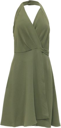 Diane Von F&uuml;rstenberg Wrap Dress in Green Polyester