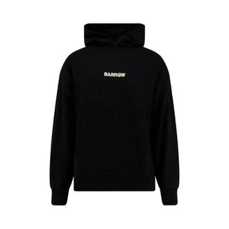 Barrow Hoodies, male, Black, Size: L Cotton Sweatshirt