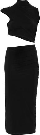Amazu&igrave;n Musia midi dress - Black