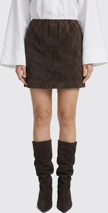 Rotate Gonna mini Rotate in pelle scamosciata