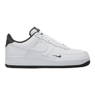 Nike Nike Air Force 1 07 LV8 Mens Basketball Shoes (White/Anthracite) (HM9483-101, Black/White), White/Grey, 12 UK