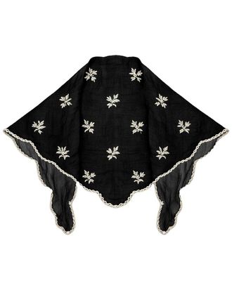 Saachi Saachi Embroidered Gauze Bandana