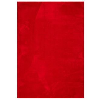 vidaXL Vidaxl - Alfombra De Pelo Corto Suave Lavable Huarte Rojo 160x230 Cm