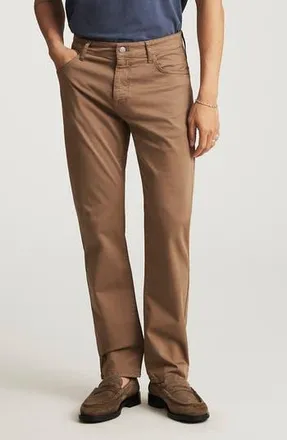 Mavi Zach Straight Leg Twill Pants in Shitake Casual Twill at Nordstrom Rack, Size 33 X 30