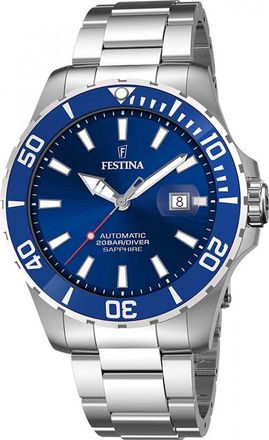 Festina F20531-3 Mens Automatic Watch - Silver - One Size