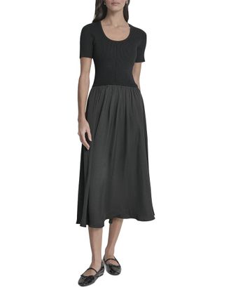 DKNY Mix Media Spun Sweaterdress