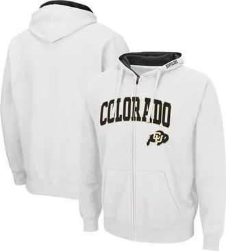 Colosseum Mens Colosseum White Colorado Buffaloes Arch & Logo 3.0 Full-Zip Hoodie at Nordstrom, Size Xx-Large