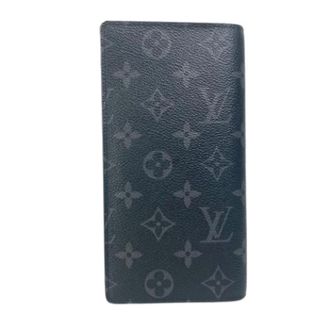 Louis Vuitton Pre-owned Monogram Eclipse Long wallet (bi-fold) - Heren - Pre-owned - Zwart - Maat: ONE Size