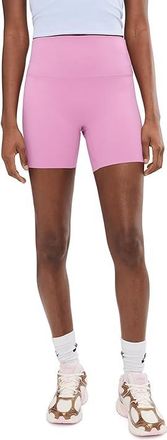 Nike Zenvy Dri-FIT High-Waisted 5 Biker Shorts Womens Shorts Light Magenta/White : XL (US 16-18) 5, Polyester