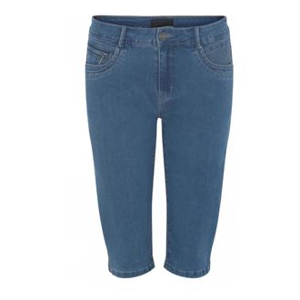 C.Ro Suzanne Pants 6011-450-646 Medium - Dames - Denim shorts - Blauw - 2XL - Katoen - Korte Broeken
