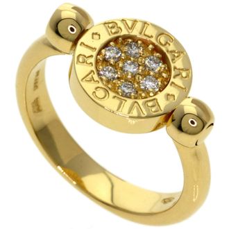 Bulgari Bvlgari Bvlgari Yellow Gold (18K) Band Ring (Pre-Owned)