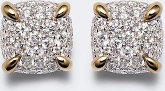 David Yurman Pendientes Ch&acirc;telaine de oro de 18 ct con diamantes
