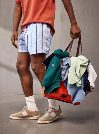 Paul Smith Mens Signature stripes swim trunks
