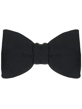 Ermenegildo Zegna Satin bow tie - Black