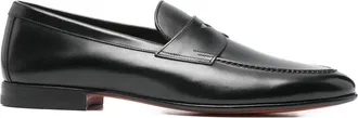 Santoni Leather Loafers