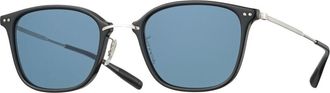 Eyevan 7285 Macdougal-Sun PBK Mens Sunglasses Black Size 50