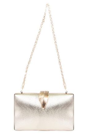 Lauren Lorraine Dori Clutch in Gold at Nordstrom