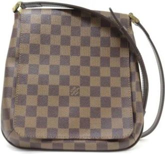 Louis Vuitton Pre-owned Vintage Cross Body Bag - Dames - Vintage Schoudertas - Bruin - ONE Size - Vintage