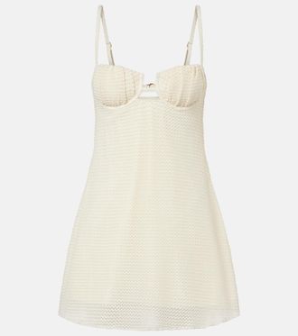 Montce Swim Vestido corto de punto Petal