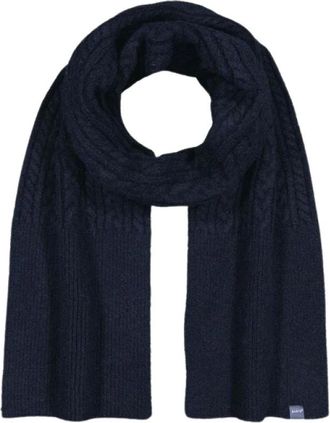 Barts Moiray Sjaal - Heren - Accessoires - Blauw - Maat: ONE Size Zijde