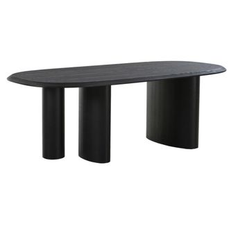 Moloo de comedor para 6/8 personas 210 cm fresno negro