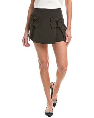 Gracia Double Bow Detailed Mini Skort