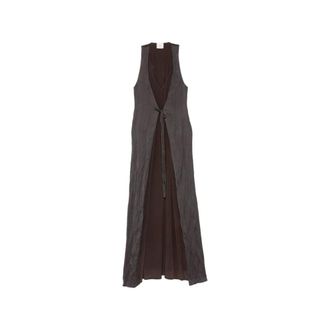 Alysi Maxi Dresses, female, Brown, Size: XS Maxi Dress