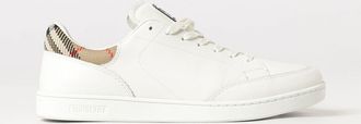 Burberry Sneakers basse Set in pelle con inserti Vintage Check