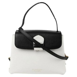 Burberry Pre-owned Mini Bags, female, White, Size: ONE SIZE Pre-owned Camberley Small Tote Shoulder Bag