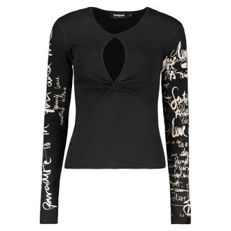Desigual Zwarte Katoenen Damesmode