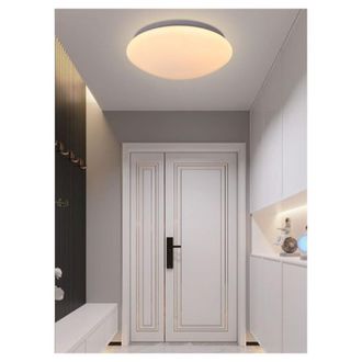 Trade Shop Trade Shop Traesio - Trade Shop - Plafoniera Tonda Soffitto 18w Metallo Plastica Ip20 Luce 6500k 4000k 3000k C01-18