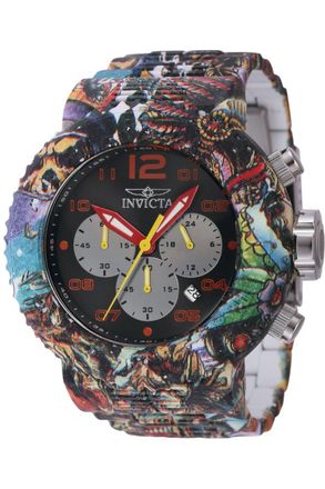 Invicta Pro Diver 43234 Heren Horloge - Quartz Uurwerk - Roestvrij Staal met zwarte Wijzerplaat - 52mm