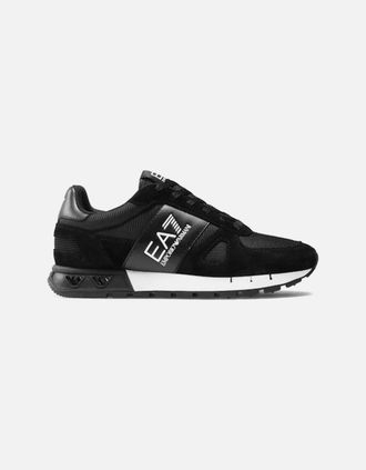 Emporio Armani Mens Black & White Legacy Sneaker - Black / White - Size: 11